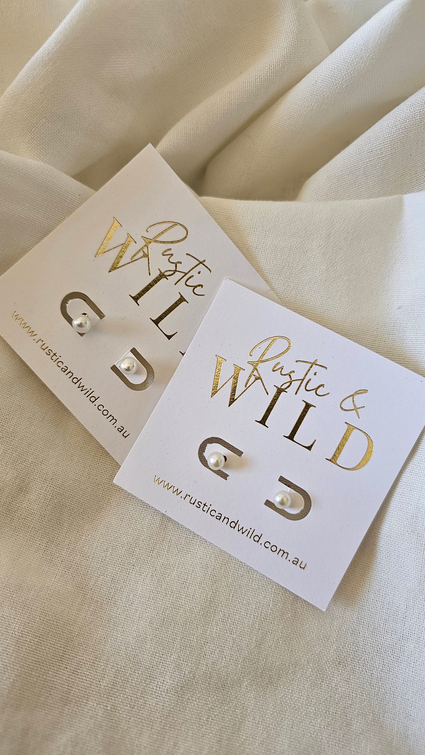 Pearl Studs - 14k Gold Filled