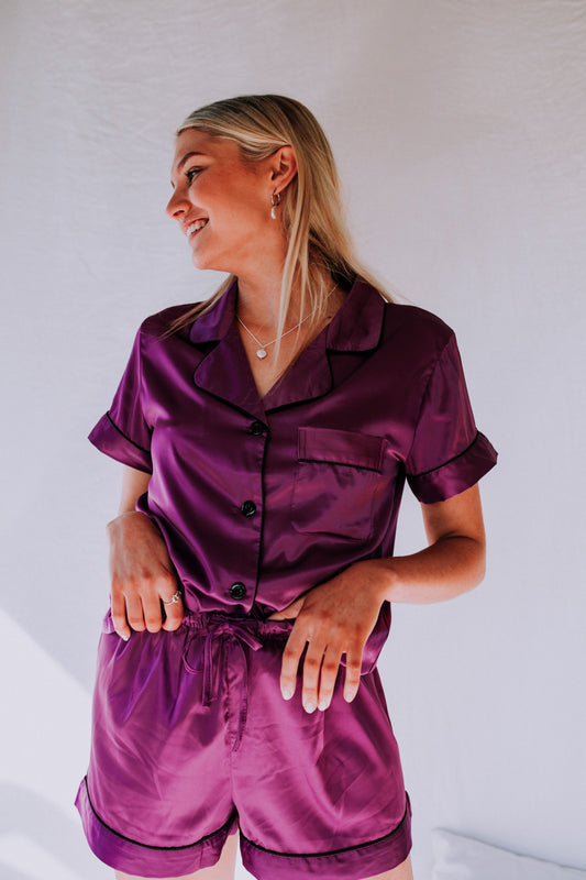 Luxe Pyjamas - Plum