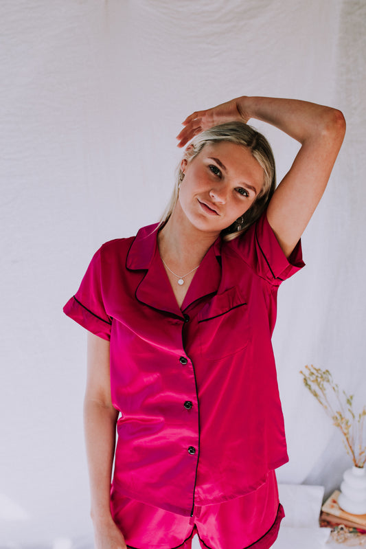 Luxe Pyjamas - Wild Rose