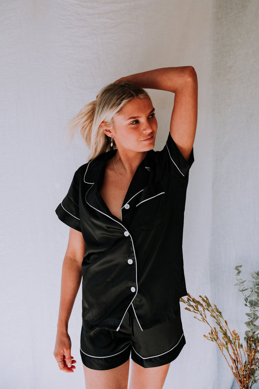 Luxe Pyjamas - Black
