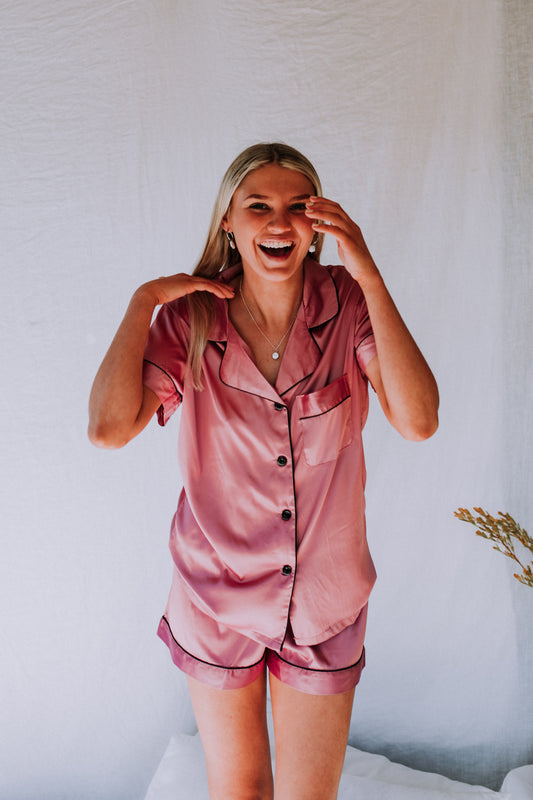 Luxe Pyjamas - Dusty Rose