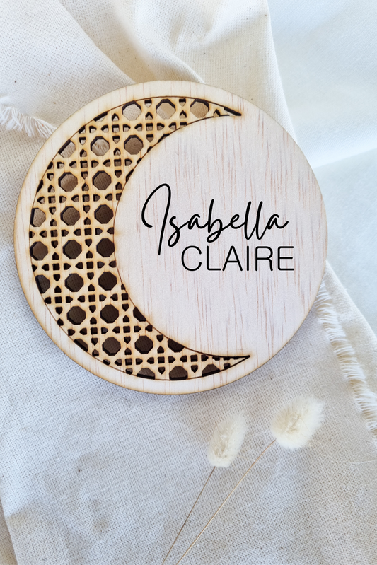 Boho Moon | Name Announcement - Custom