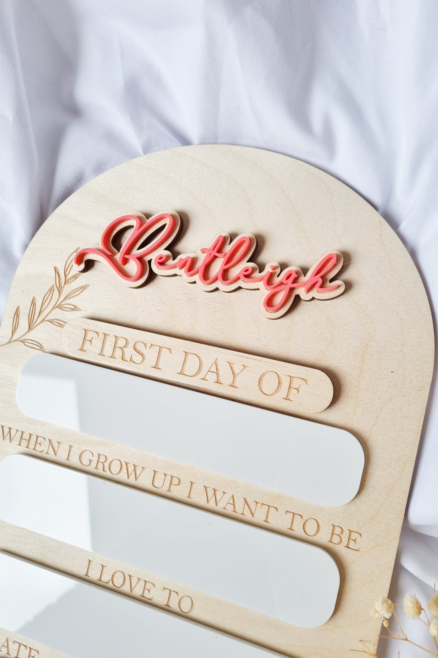 Personalised First | Last Day Of Day School Board