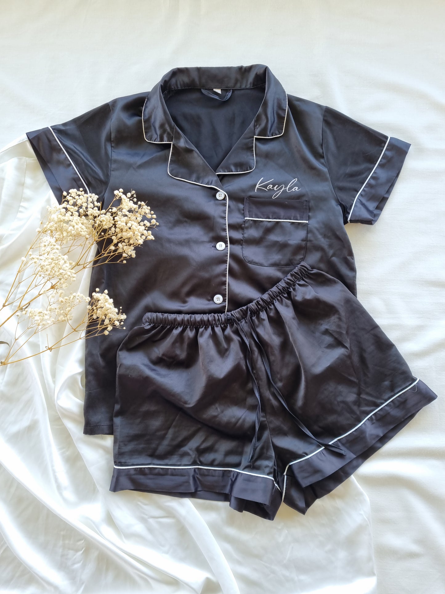 Luxe Pyjamas - Black