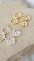 Evil Eye Hoops