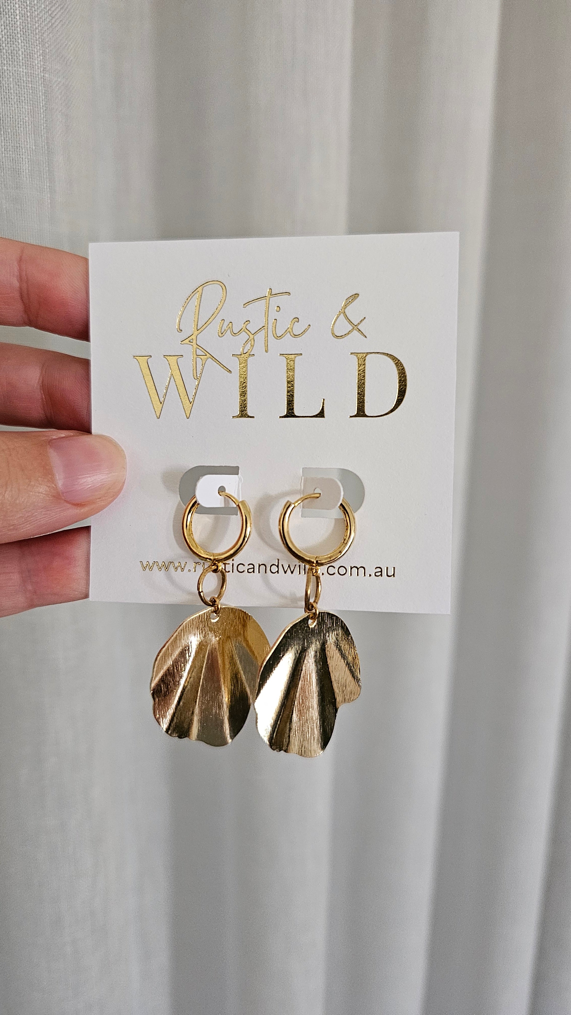 Golden Leaf Hoop