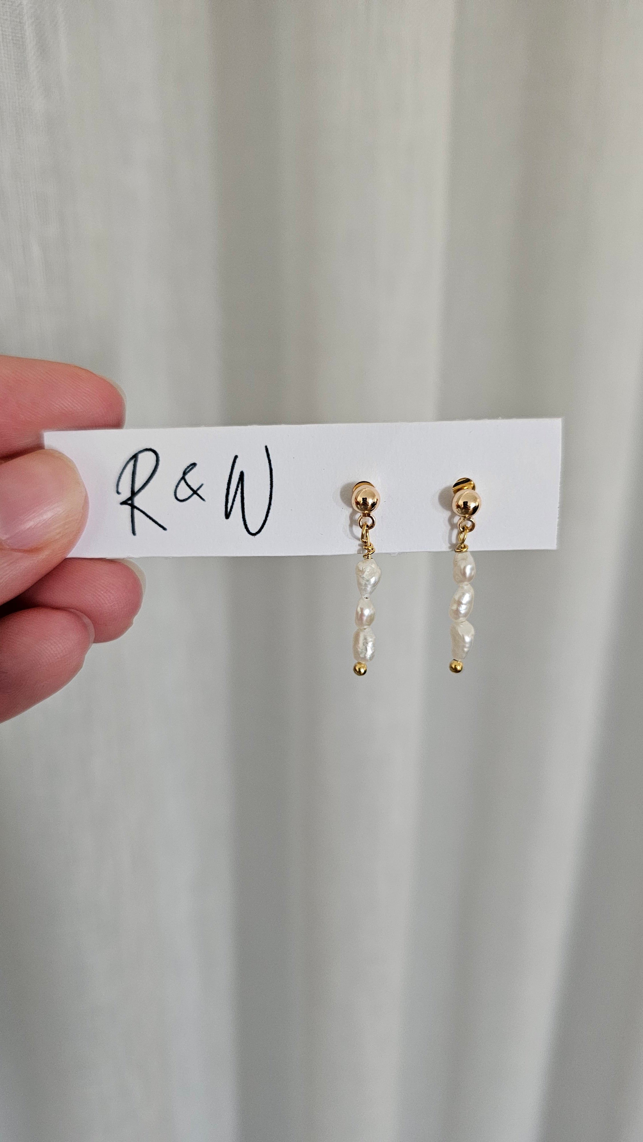 Petite Pearl Studs