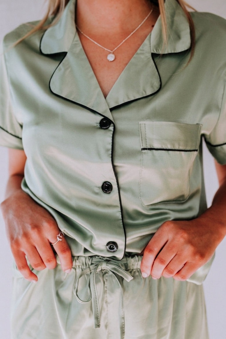 Luxe Pyjamas - Sage