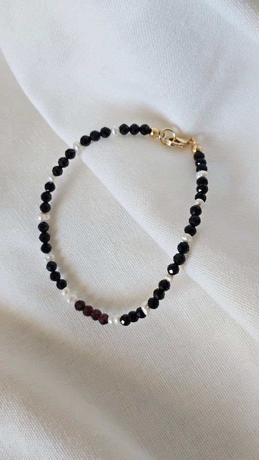 Black Spinel Bracelet