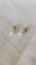 Pearl Studs - 14k Gold Filled
