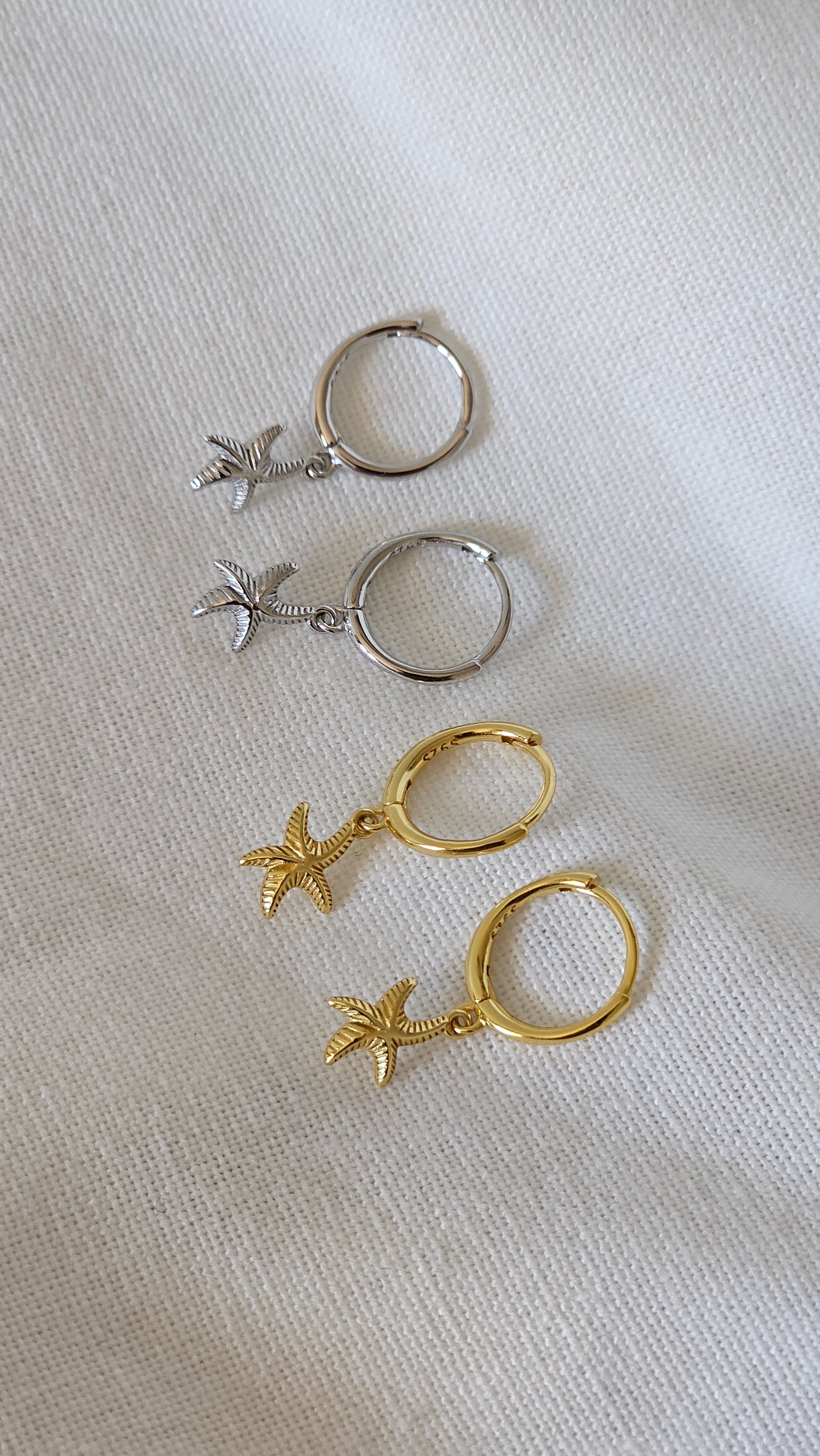 Seaside Starfish Hoops