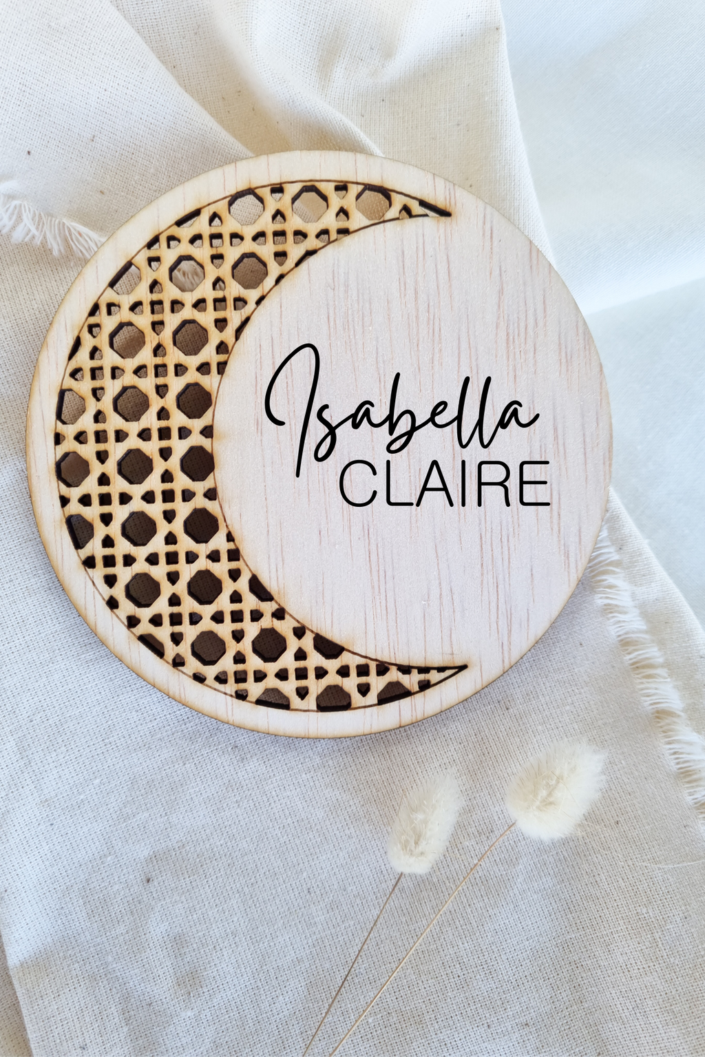 Boho Moon | Name Announcement - Custom