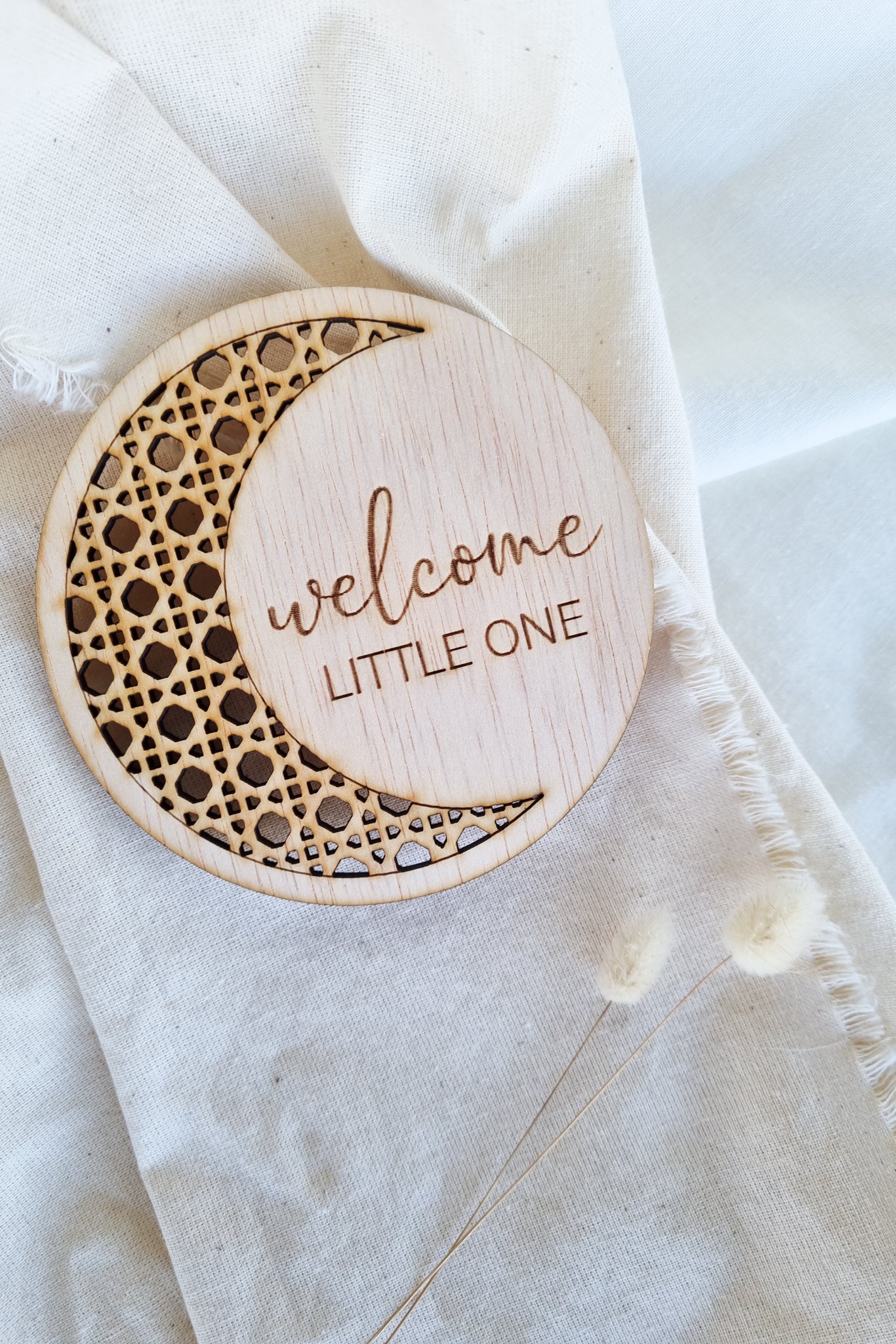 Boho Moon | Hello World & Welcome Little One