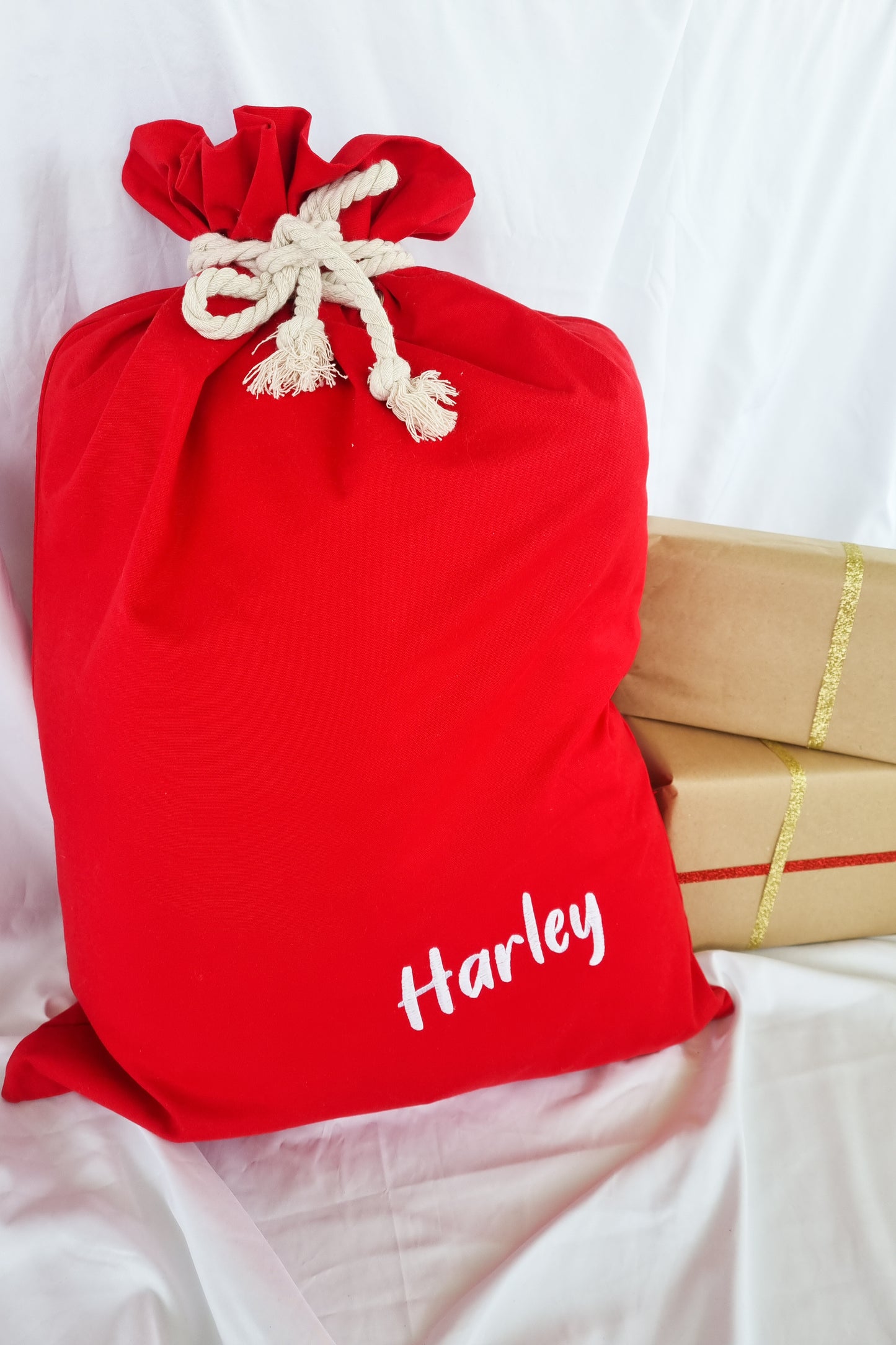 Santa Sacks | Embroidered