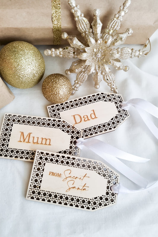 Personalised | Rattan Gift Tags