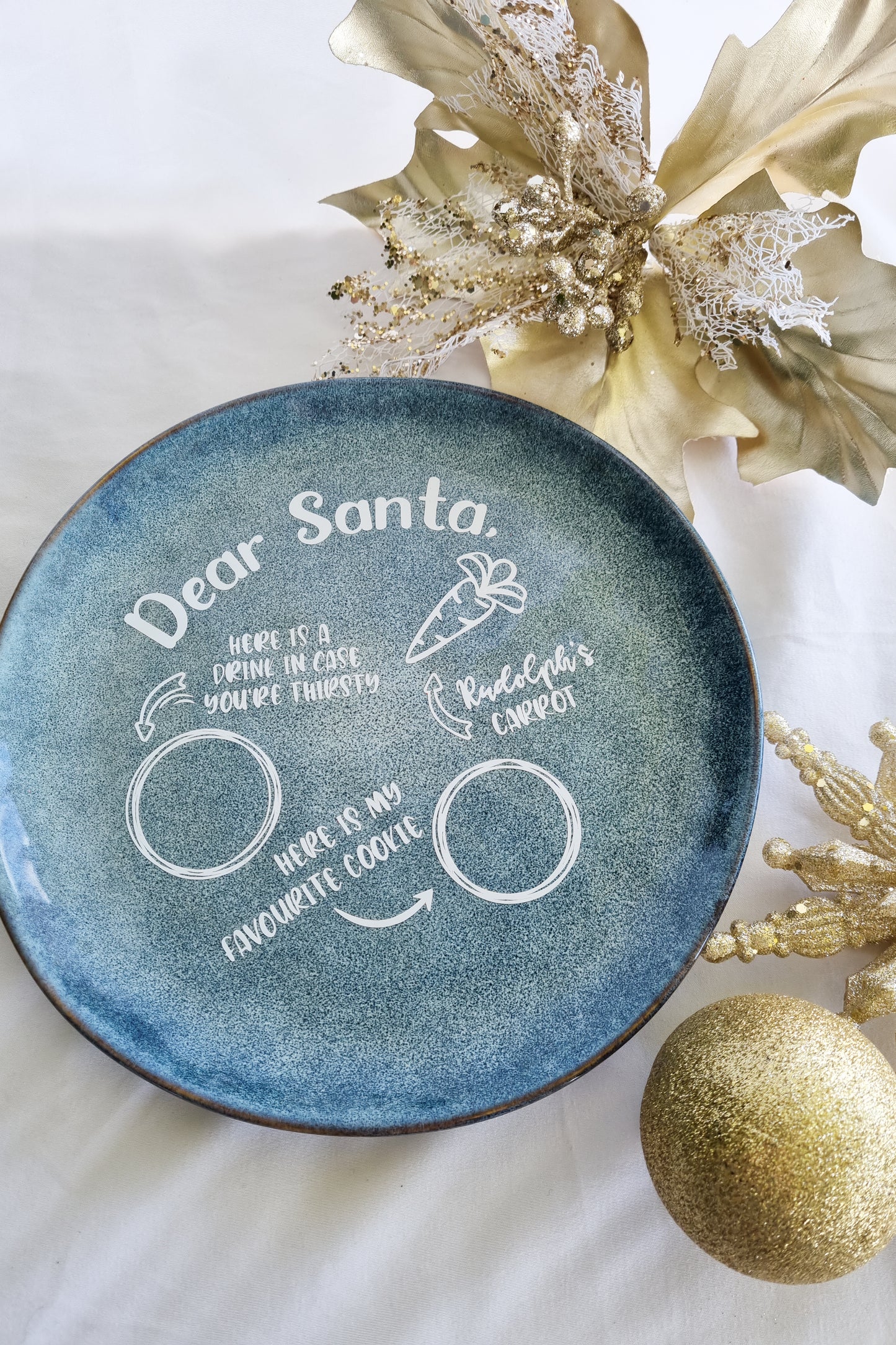 Santa's Christmas Plate