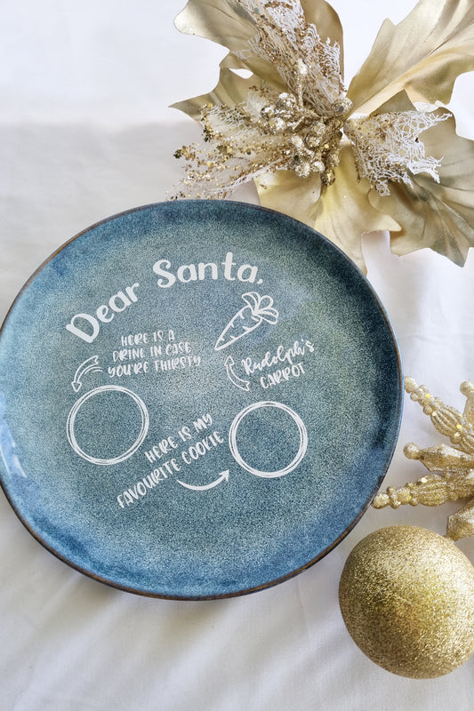 Santa's Christmas Plate