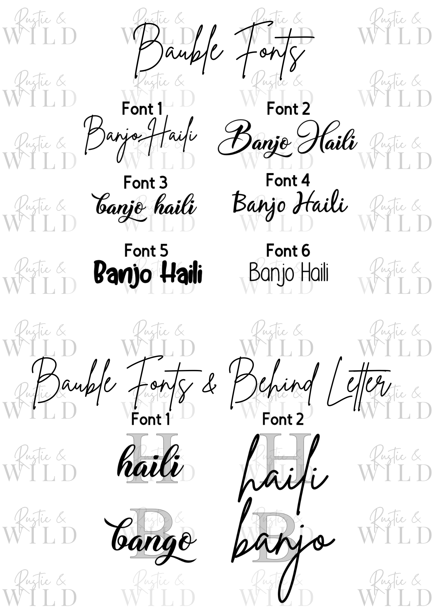 Personalised Floral Baubles