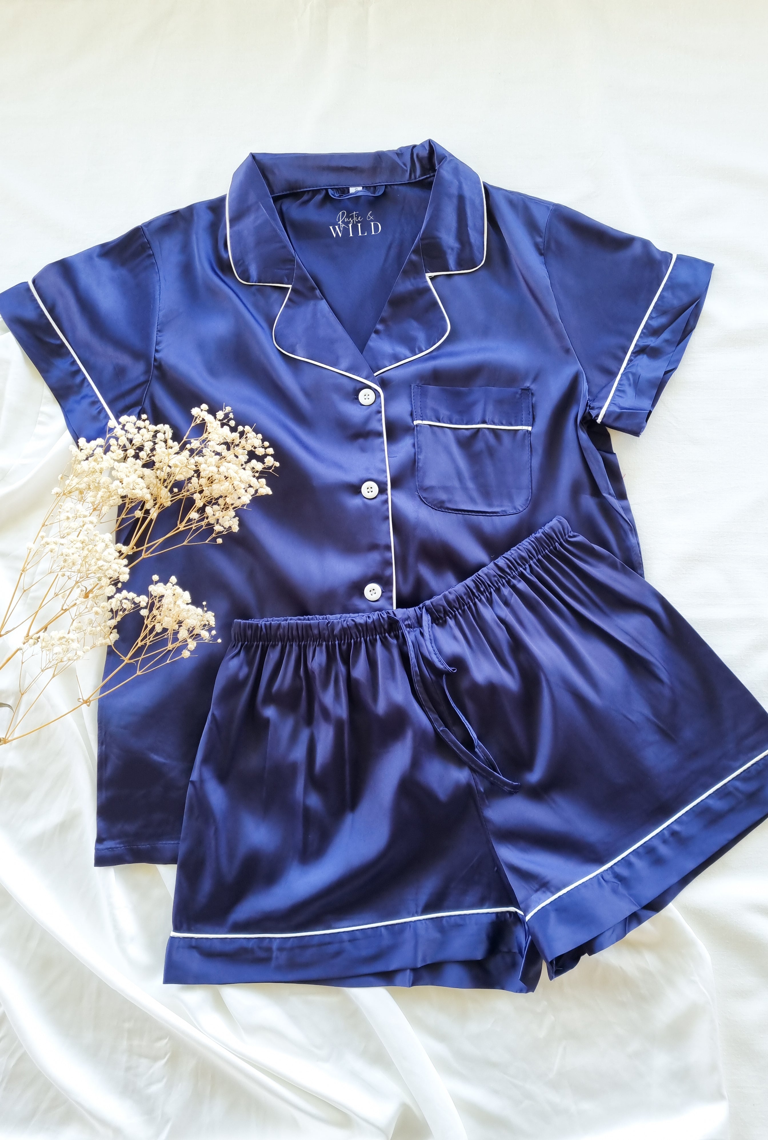 Luxe Pyjamas - Navy