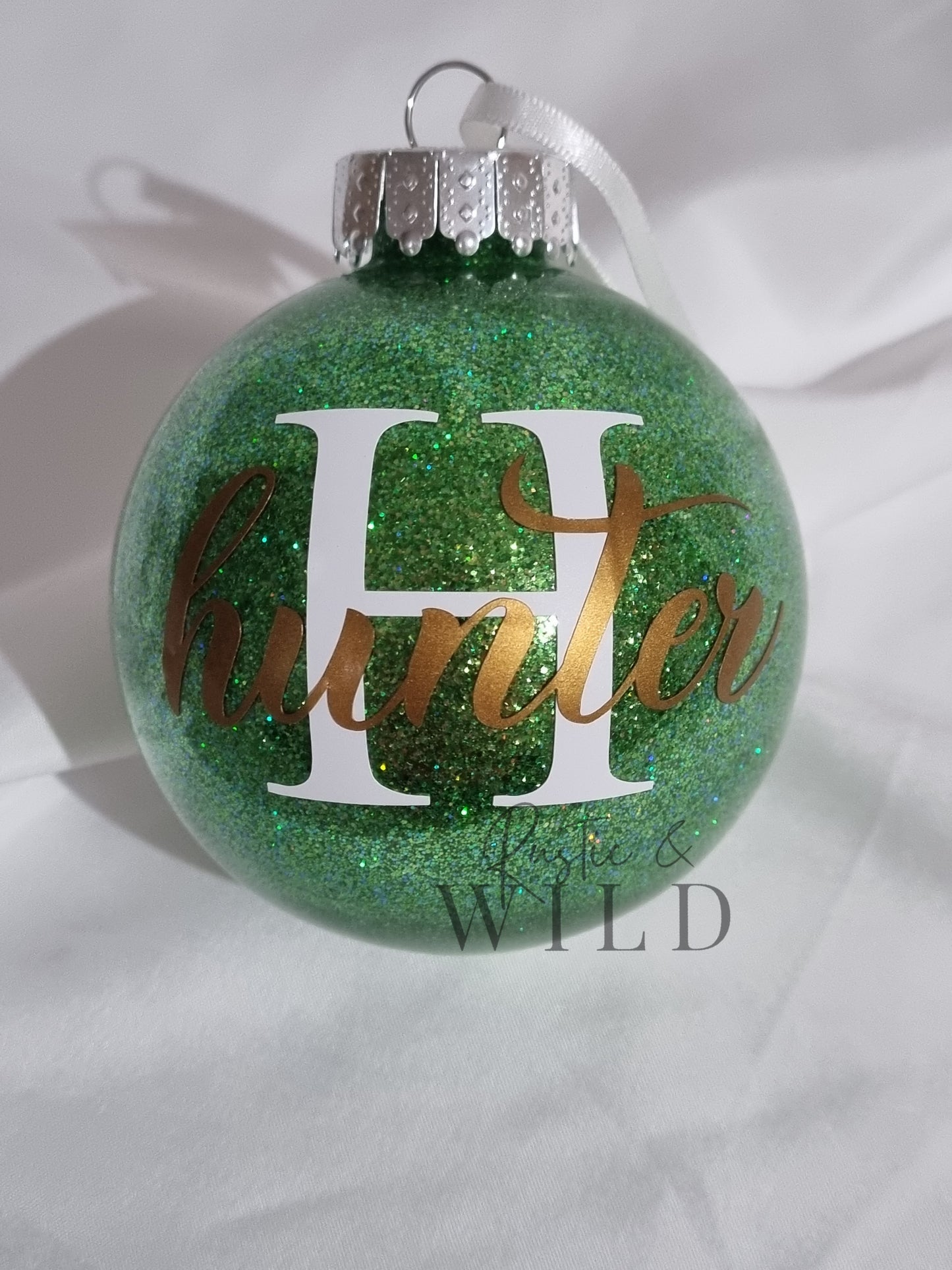 Personalised Glitter Baubles