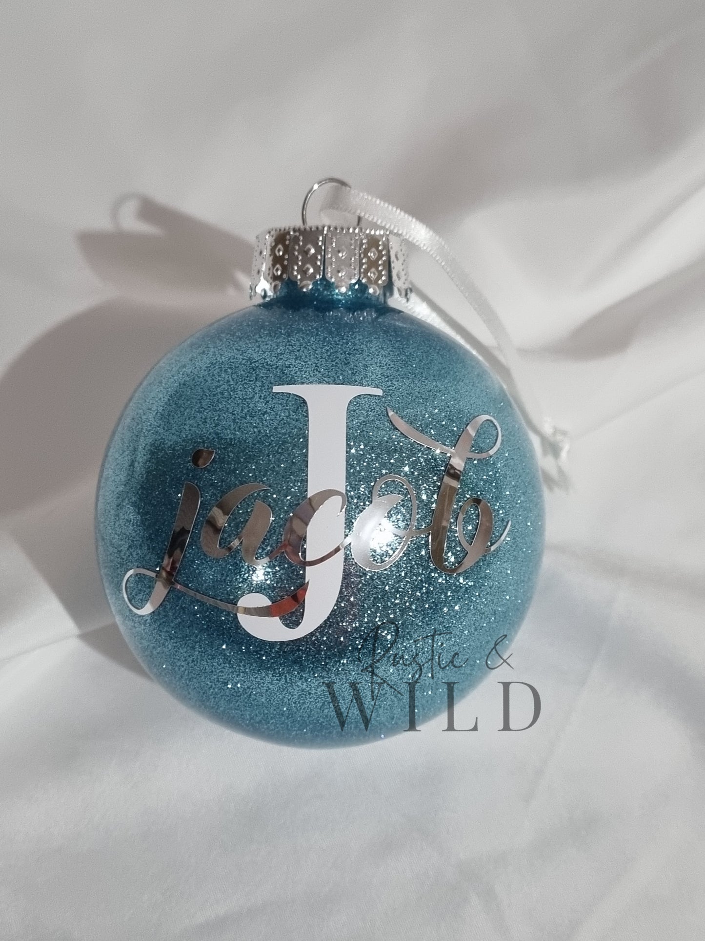 Personalised Glitter Baubles